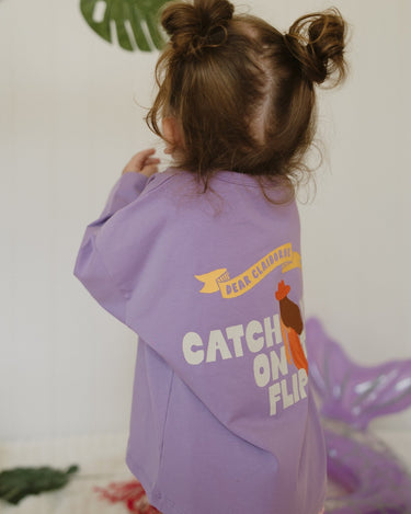Catch You on the Flip Side Long Sleeve Tee – Mermaid Graphic - Dear Claiborne