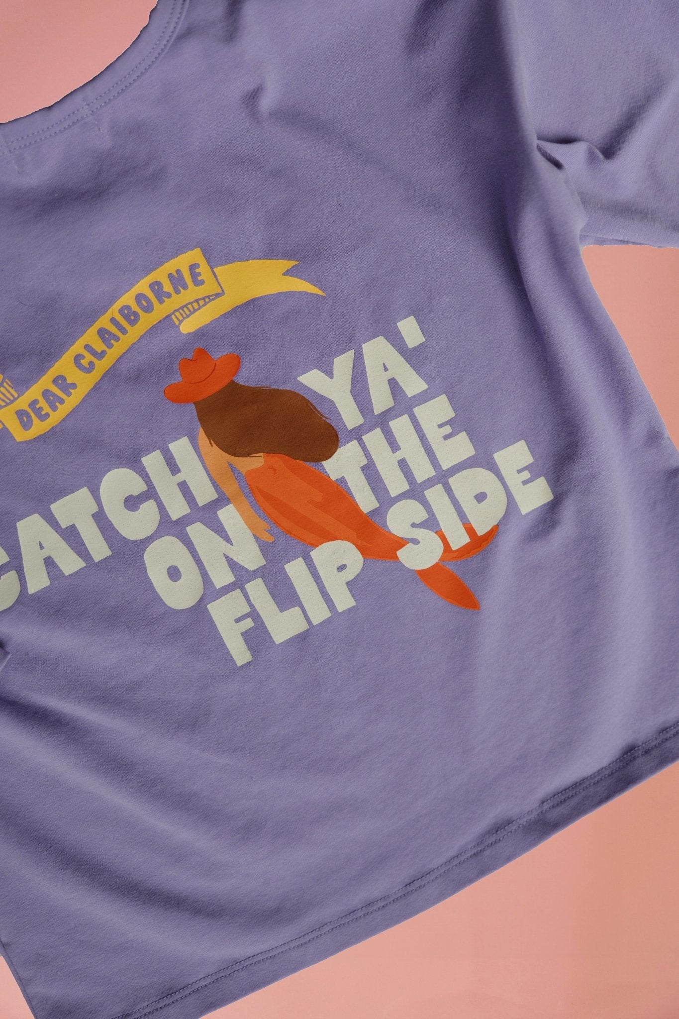 Catch You on the Flip Side Long Sleeve Tee – Mermaid Graphic - Dear Claiborne