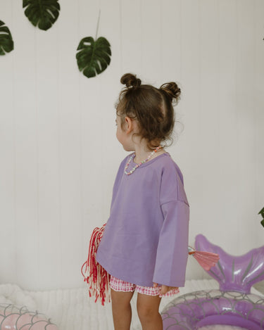 Catch You on the Flip Side Long Sleeve Tee – Mermaid Graphic - Dear Claiborne