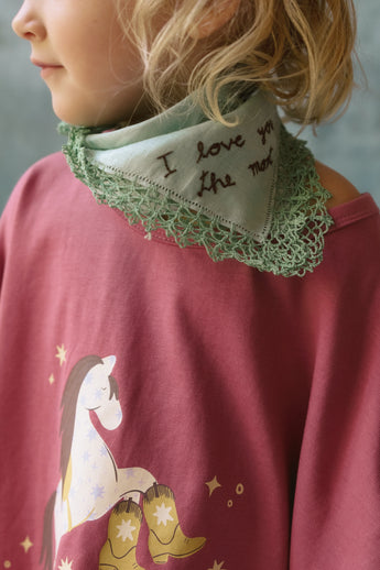 Just Darlin’ Boxy Tee – 100% cotton tee mauve