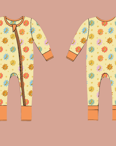 Its Bananas Zipper Romper - Dear Claiborne