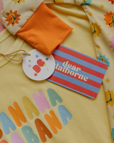 Its Bananas Zipper Romper - Dear Claiborne