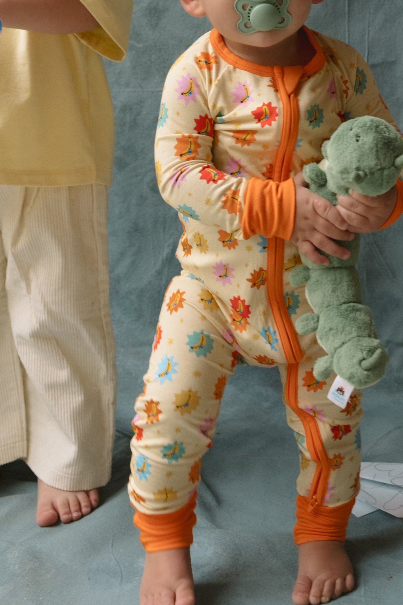 Its Bananas Zipper Romper - Dear Claiborne